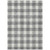 9' X 12' Gray And Charcoal Plaid Washable Indoor Outdoor Area Rug