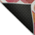 8' X 10' Pink Mauve And Orange Ogee Washable Indoor Outdoor Area Rug