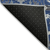 10' X 14' Navy Blue Charcoal And Ivory Damask Washable Indoor Outdoor Area Rug