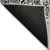 8' Black And Ivory Round Medallion Washable Indoor Outdoor Area Rug