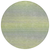 8' Artichoke Green Round Striped Washable Indoor Outdoor Area Rug