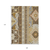 9' X 12' Brown Beige And Ivory Aztec Washable Indoor Outdoor Area Rug