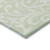 10' X 14' Artichoke Green And Ivory Floral Washable Indoor Outdoor Area Rug Transitional Style - Artichoke Green, Ivory Color