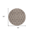 8' Ivory Taupe And Beige Round Floral Washable Indoor Outdoor Area Rug
