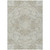 10' X 14' Taupe And Ivory Medallion Washable Indoor Outdoor Area Rug