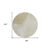 8' Beige Khaki And Taupe Round Abstract Washable Indoor Outdoor Area Rug
