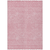 10' X 14' Pink And Ivory Chevron Washable Indoor Outdoor Area Rug