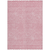 10' X 14' Pink And Ivory Chevron Washable Indoor Outdoor Area Rug