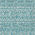 10' X 14' Teal Blue And Ivory Southwestern Washable Indoor Outdoor Area Rug