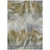 10' X 14' Pewter And Silver Abstract Washable Indoor Outdoor Area Rug - Pewter, Silver