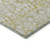 8' X 10' Gold Damask Washable Indoor Outdoor Area Rug