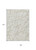 9' X 12' Ivory And Beige Abstract Washable Indoor Outdoor Area Rug - Ivory, Beige