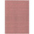 9' X 12' Red And Ivory Geometric Washable Indoor Outdoor Area Rug - Red, Ivory
