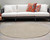 8' Round Beige Round Striped Washable Non Skid Indoor Outdoor Area Rug