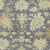 9' X 12' Gray Ivory And Green Floral Washable Indoor Outdoor Area Rug