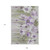 9' X 12' Purple And Lavender Floral Washable Indoor Outdoor Area Rug