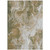 10' X 14' Brown And Ivory Abstract Washable Indoor Outdoor Area Rug - Brown, Ivory