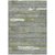 9' X 12' Olive Green Ivory And Blue Striped Washable Indoor Outdoor Area Rug