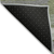 9' X 12' Olive Green Ivory And Blue Striped Washable Indoor Outdoor Area Rug