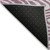 10' X 14' Plum And Ivory Abstract Washable Indoor Outdoor Area Rug