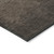 8' Brown And Beige Round Ombre Washable Indoor Outdoor Area Rug - Brown, Beige