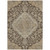 8' X 10' Chocolate Beige And Gray Oriental Washable Indoor Outdoor Area Rug - Chocolate, Beige, Gray