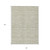 8' X 10' Taupe Beige And Tan Striped Washable Indoor Outdoor Area Rug