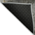 8' Round Gray and Gold Round Abstract Washable Non Skid Indoor Outdoor Area Rug