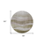 8' Taupe And Beige Round Abstract Washable Indoor Outdoor Area Rug