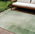 10' X 14' Artichoke Green Geometric Washable Indoor Outdoor Area Rug - Artichoke Green