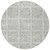 8' Taupe Beige And Tan Round Medallion Washable Indoor Outdoor Area Rug