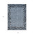 8' X 10' Blue Animal Print Washable Indoor Outdoor Area Rug