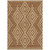 9' X 12' Brown And Beige Geometric Washable Indoor Outdoor Area Rug Transitional Style - Brown, Beige Color