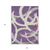 10' X 14' Purple Ivory And Gray Abstract Washable Indoor Outdoor Area Rug
