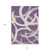 10' X 14' Purple Ivory And Gray Abstract Washable Indoor Outdoor Area Rug