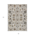 8' X 10' Ivory Beige And Taupe Oriental Washable Indoor Outdoor Area Rug