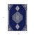 10' X 14' Navy Blue Gray And Brown Oriental Washable Indoor Outdoor Area Rug