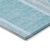8' X 10' Teal Abstract Washable Indoor Outdoor Area Rug