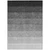 9' X 12' Black And Ivory Ombre Washable Indoor Outdoor Area Rug