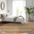 8' Taupe And Brown Round Striped Washable Indoor Outdoor Area Rug