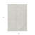 10' X 14' Ivory And Brown Polka Dot Washable Indoor Outdoor Area Rug
