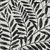 9' X 12' Black And Ivory Floral Washable Indoor Outdoor Area Rug