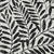 9' X 12' Black And Ivory Floral Washable Indoor Outdoor Area Rug