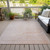 9' X 12' Copper And Silver Abstract Washable Indoor Outdoor Area Rug