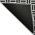 9' X 12' Black And Ivory Geometric Washable Indoor Outdoor Area Rug