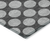 8' X 10' Charcoal And Ivory Polka Dot Washable Indoor Outdoor Area Rug