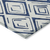 8' X 10' Navy Blue And Ivory Geometric Washable Indoor Outdoor Area Rug