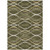9' X 12' Olive Green Fern Green And Ivory Abstract Washable Indoor Outdoor Area Rug
