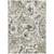 8' X 10' Brown Ivory And Tan Paisley Washable Indoor Outdoor Area Rug