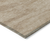 8' X 10' Khaki And Brown Abstract Washable Indoor Outdoor Area Rug
